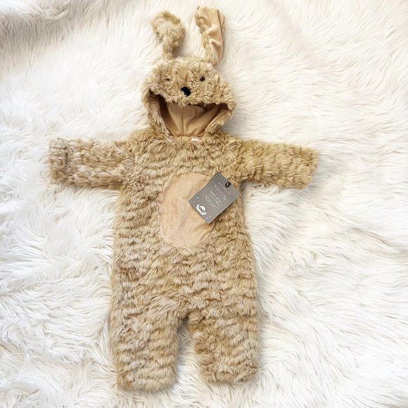 NEW Pottery Barn Kids BABY DOG HALLOWEEN COSTUME 0-6 3 MONTHS *brown puppy - Picture 12 of 15